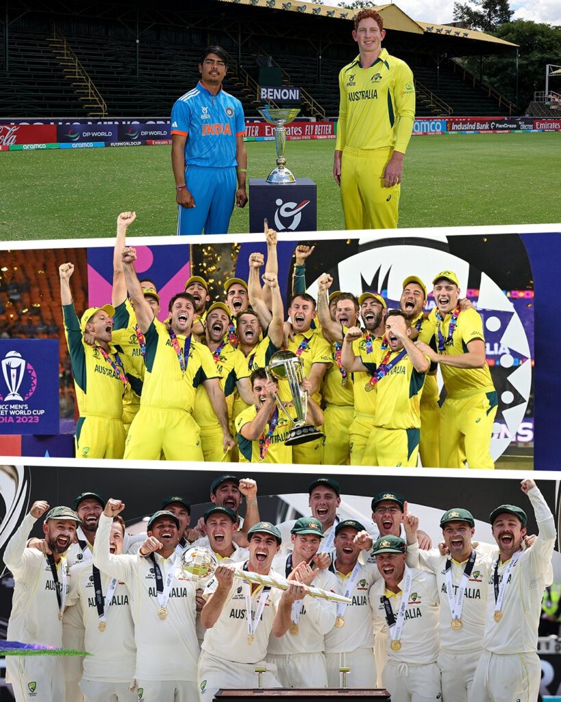 Australia secured its third consecutive ICC trophy win against India in less than a year in the U19 Final