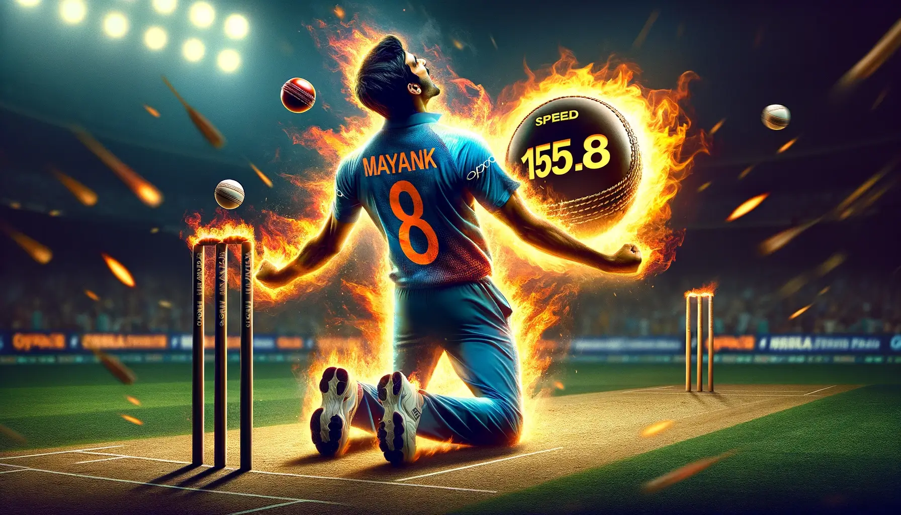 Mayank yadav fastest ball at 155.8 km
